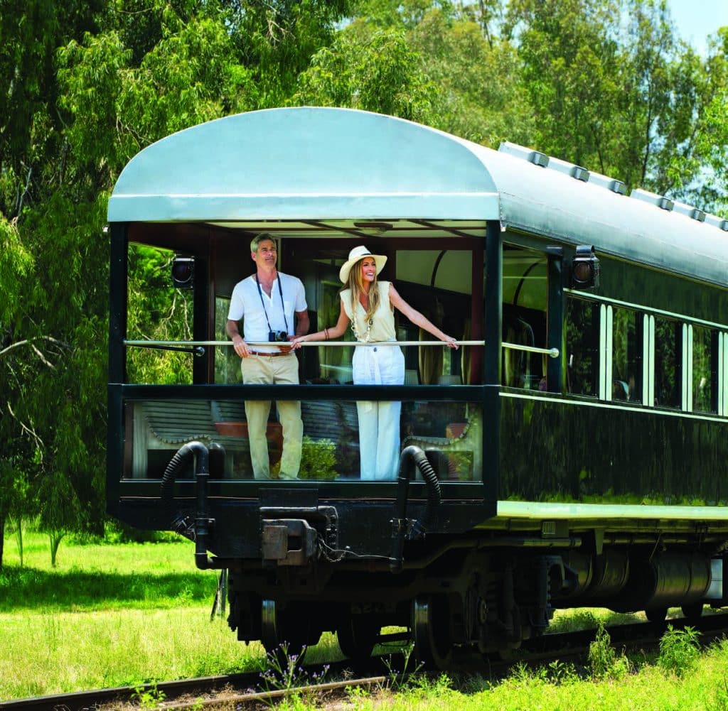 Combien de passagers y a-t-il à bord du Rovos Rail ?